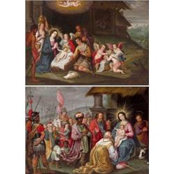 Liesaert, Pieter III. (1574 - 1604) - Három királyok imádása és Pásztorok hódolása (párkép)