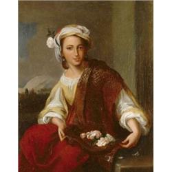 Murillo, Bartolomé Esteban után, 19. sz. eleje - Leány rózsával
