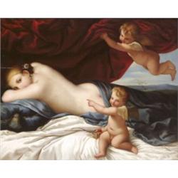 Itáliai festo, 19. sz. eleje - Vénusz és Ámor