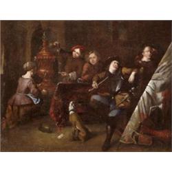 Német festo, 17. sz. második fele - Mulatozó társaság