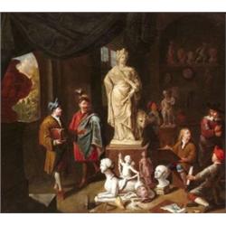 Bosch, Nicolas van der (1658 - 1660 között muködött Alkmaarban és Haagában) - Látogatás a muteremben