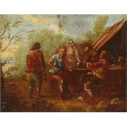 Német festo, 18. sz. - Mulató társaság