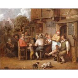 Scheits, Matthias (Hamburg, 1625 - 30 körül - Hamburg, 1700 körül) - Mulatozó parasztok, 1670 -es év