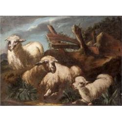 Roos, Philipp Peter (1655/57 - 1706) követoje, 18. sz. közepe - Piheno birkák