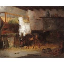 Herment, Victor (1801 - 1858 között Párizsban muködött ) - Istállóban, 1849