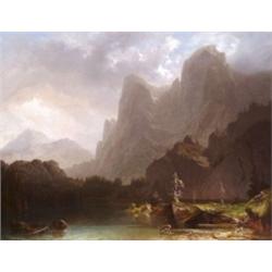 Heinlein, Heinrich (Weilburg, 1803 - München, 1885) - Romantikus táj