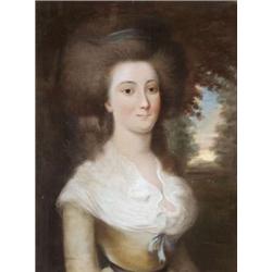 Német festo, 18. sz. vége - Ifjú hölgy portréja