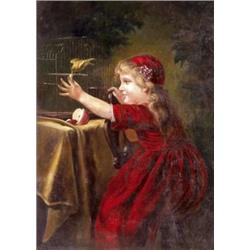 Magyar festo, 19. sz. vége - A kis kedvenc