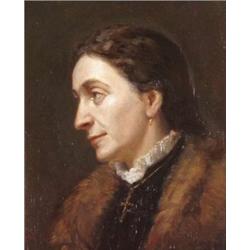 Schickedanz Albert (Biala, 1846 - Budapest, 1915) - Horn Irma arcképe