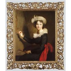 Vigée - Lebrun, Elisabeth (Párizs, 1755 - Párizs, 1842) után, 19. sz. - Önarckép