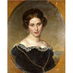 Seybold, Karl Jacob (Bécs, 1786 - Bécs, 1844) - Ifjú hölgy képmása, 1822