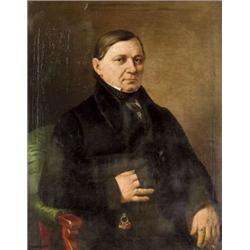 Barabás Miklós (Kézdimárkosfalva, 1810 - Budapest, 1898) - Férfiportré, 1842
