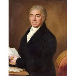 Donát János Dániel (Klosterneuzell, 1744 - Pest, 1830) - Nemesúr portréja, 1823