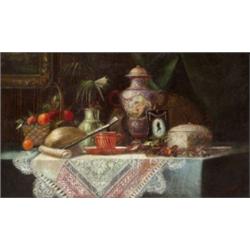 Edlinger, L. jelzéssel, 19. sz. második fele - Asztali csendélet