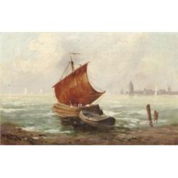 Warlike jelzéssel(?), 19. sz. második fele - Tengerpart vitorlással