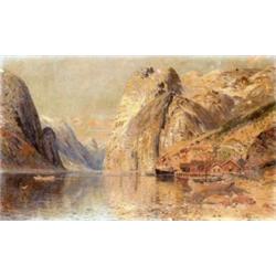 Kaufmann, Karl (Neuplachonitz, 1843 - Bécs, 1901) - Tavaszi fjord