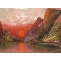 Kaufmann, Karl (Neuplachonitz, 1843 - Bécs, 1901) - Fjord naplementében