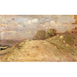 Bruck Lajos (Pápa, 1846 - Budapest, 1910) - Dombos táj