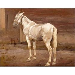 Edvi - Illés Aladár (Pest, 1870 - Budapest, 1958) - Istállóban