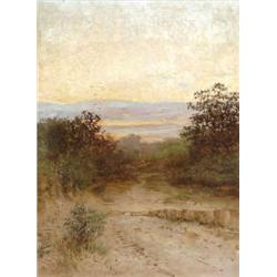 Rubovics Márk (Pest, 1867 - Budapest, 1947) - Alkonyi táj