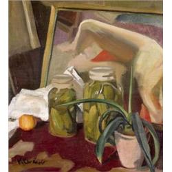 Vinkler László (Szabadka, 1912 - Szeged, 1980) - Asztali csendélet