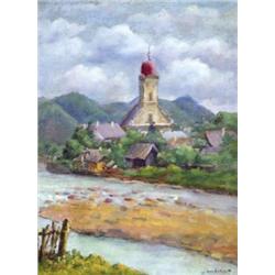 Shakirov Sebestyén (Kazány, 1893 - Nagybánya, 1966) - Nagybányai látkép