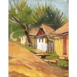 Kádár Géza (Máramarossziget, 1878 - Nagybánya, 1952) - "Vörösvizi utca"