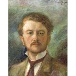 Kernstok Károly (Budapest, 1873 - Budapest, 1940) - Önarckép, 1903