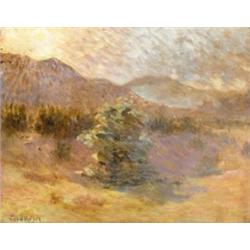 Thorma János (Kiskunhalas, 1870 - Nagybánya, 1937) - Domboldalon