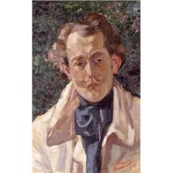 Vosch W. jelzéssel, 20. sz. eleje - Férfi portréja, 1915