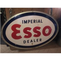 IMPERIAL ESSO OVAL FRAMED SIGN