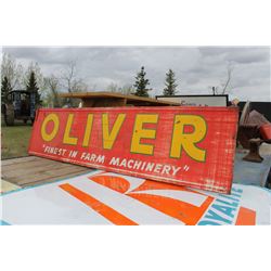 OLIVER METAL SIGN