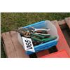 Image 1 : BOX WITH ASSORTED SNIPS & TOOLS