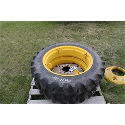 8.3 X 24 TIRES & RIMS (2)