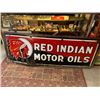 Image 1 : RED INDIAN MOTOR OILS SIGN
