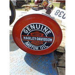BUTTER CHURN WITH HARLEY DAVIDSON LOGO