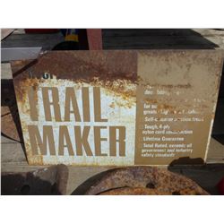 TRAIL MAKER METAL SIGN