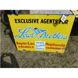 LOVE BROTHERS METAL SIGN