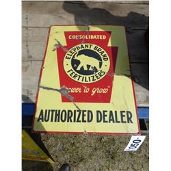 ELEPHANT BRAND FERTILIZER SIGN