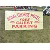 Image 1 : ROYAL GEORGE HOTEL WOOD SIGN