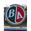 Image 1 : ROUND FRAMED BA METAL SIGN