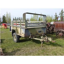 ARMY TRAILER WITH TOP BOWS