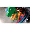 Image 2 : NEW KIDS WOOD DINOSAUR, ROCKING CHAIR, AND POOL NOODLES