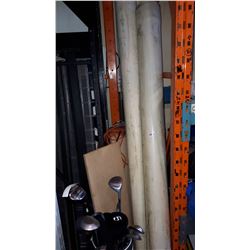 2 LARGE PLASTIC TUBES