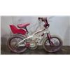 Image 1 : HELLO KITTY KIDS BIKE W/ DOLL CARRIER SEAT