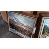 Image 3 : 2 OIL CANVAS FARM PAINTINGS