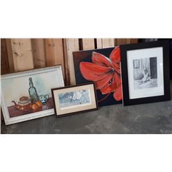 LOT OF PRINTS AND PAINTINGS