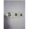 Image 3 : 3-1936 CANADIAN 25CENT COINS
