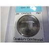 Image 2 : 1967 CANADIAN SILVER DOLLAR .800 CANADIAN CENTENNIAL