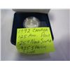 Image 2 : 1922 CANADIAN 25C COIN PROOF 125TH ANNIVERSARY OF NOVA SCOTIA .925 STERLING SILVER